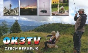 QSL lístek č. 1 ze sbírky stanice OK1KVZ