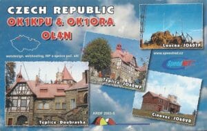 QSL lístek č. 8 ze sbírky stanice OK1KVZ