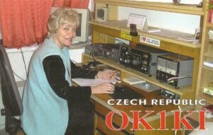 QSL lístek č. 16 ze sbírky stanice OK1KVZ