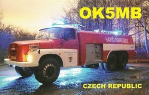 QSL lístek č. 34 ze sbírky stanice OK1KVZ