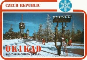 QSL lístek č. 35 ze sbírky stanice OK1KVZ