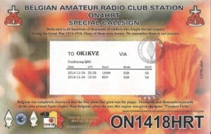 QSL lístek č. 40 ze sbírky stanice OK1KVZ