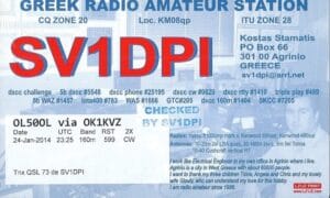 QSL lístek č. 46 ze sbírky stanice OK1KVZ